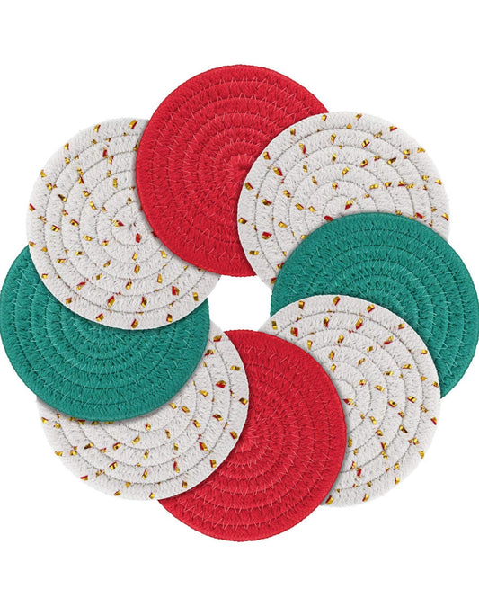 8 pck Christmas Coaster